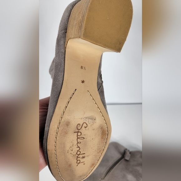 Splendid Suede Heels Boots #590 Size8.5 - Picture 10 of 12